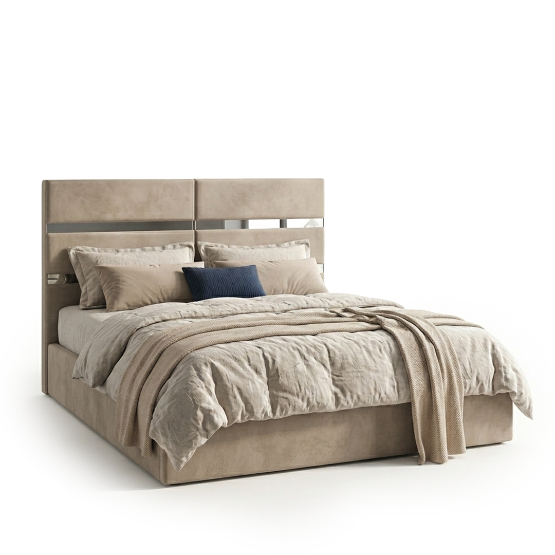 Munique Cama Estofada Zurique - Image 1