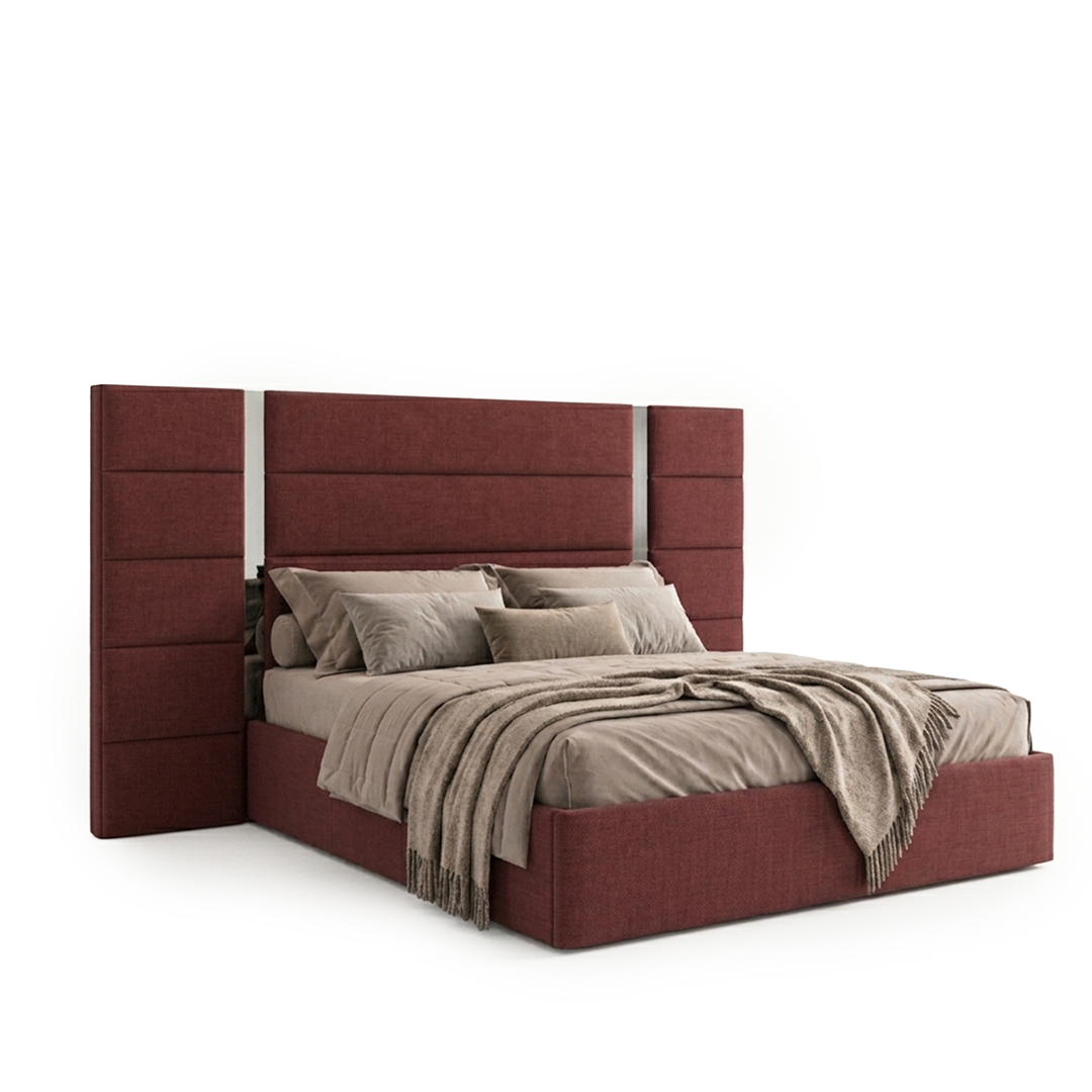 afafssbvvvafs Cama Estofada Dublin Alongada - Image 1