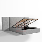 Cama Estofada Prisma Alongada - Image 3