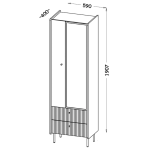Vitrine Prestigo 2 portas - Image 4