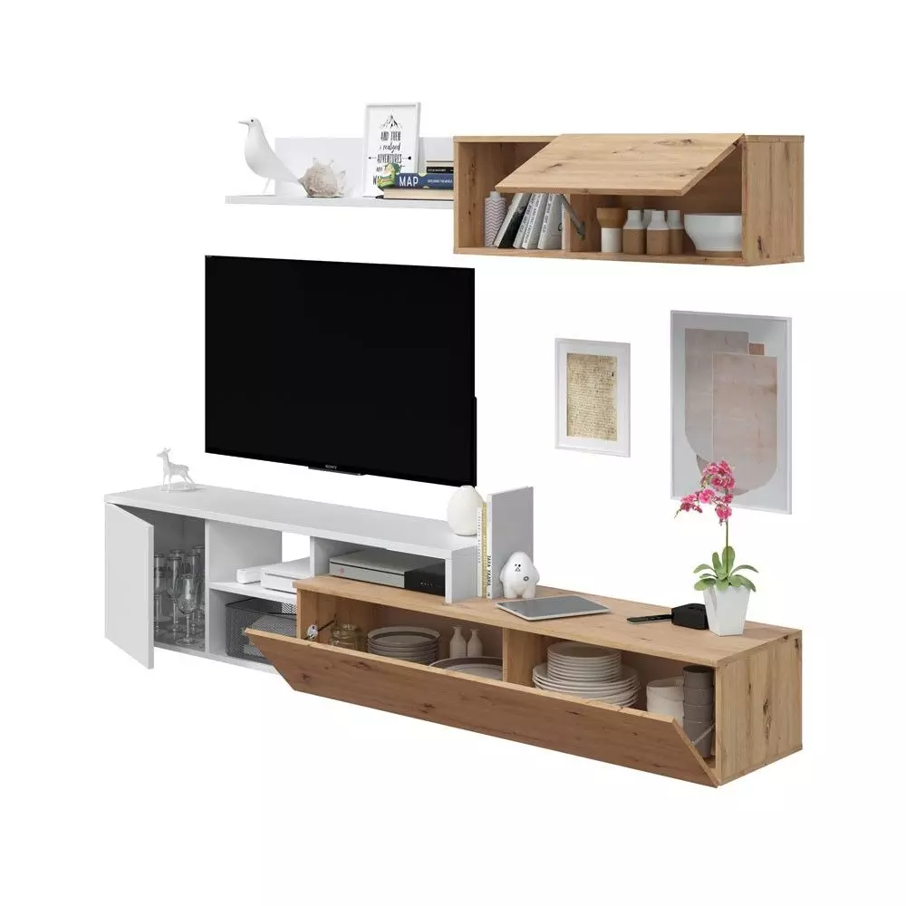 AnyConv.com__movel-de-sala-julia-carvalho-nordi-branco-artik-221-x-40-cm Estante Completa Júlia - Image 1