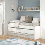 Cama madeira Dupla Infantil + Estante + Gaveta - Elliot - Image 3