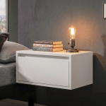 Mesa de Cabeceira Flutuante Eva 40x45cm – Design Moderno - Image 2