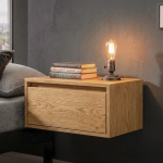 Mesa de Cabeceira Flutuante Eva 40x45cm – Design Moderno - Image 4
